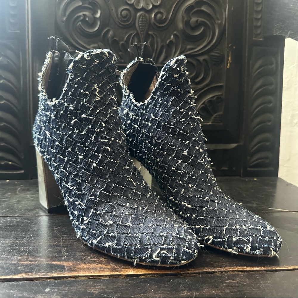 AGL Woven Denim Boots